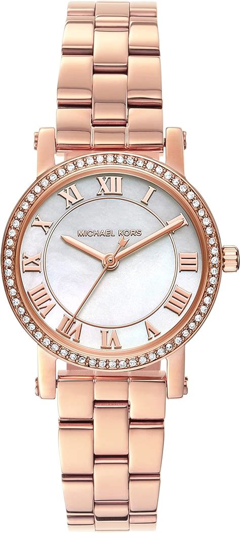 michael kors women's norie rose gold-tone watch mk3558|Amazon.com: Michael Kors Norie Three.